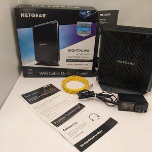 NETGEAR AC1900 Nighthawk DOCSIS 3.0 1.9Gbps Cable Modem + WiFi Router | C7000v2